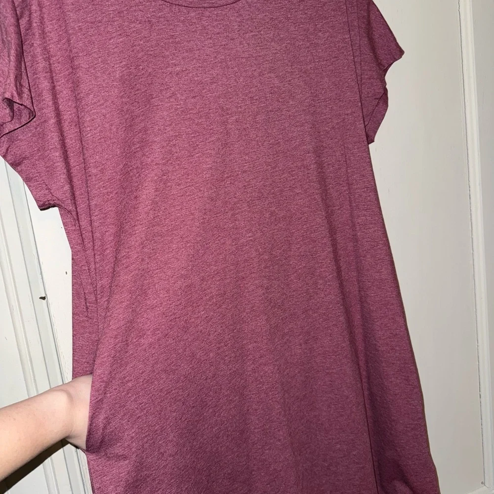 SHEIN Red Boxy Cap Sleeve T-Shirt Dress - Picture 2 of 3